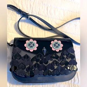 Kate Spade Nightcap Zibbi Medium Flap Bag. New with tags Color Nightcap blue Owl